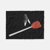 Funny Fly Swatter Pro Biden Harris 2020 Debat SAR Fleece Deken (Voorkant (Horizontaal))