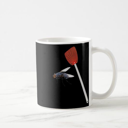 Funny Fly Swatter Pro Biden Harris 2020 Debat SAR Koffiemok (Rechts)