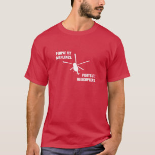 Funny Flying Airplane Helikopter Pilot Gift T-shirt