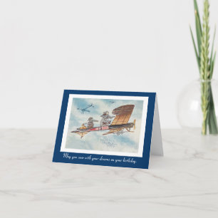 Funny  Flying Elephants Kaart