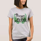 Funny Flying Monkey Green Wings Custom Typography T-shirt (Voorkant)