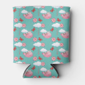 Funny Flying Pig Pattern Blikjeskoeler (Voorkant)