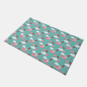 Funny Flying Pig Pattern Deurmat (Schuin)