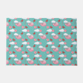 Funny Flying Pig Pattern Deurmat (Voorkant)