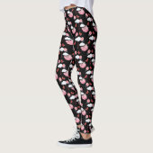 Funny Flying Pig Pattern Leggings (Links)