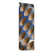 Funny Flying Potatoes Space Potato Photo Thermosbeker (Geroteerd rechts)