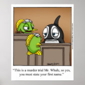 Funny "Foggy Bottom" Cartoon Poster (Voorkant)