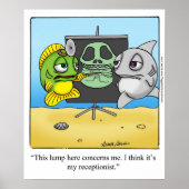 Funny "Foggy Bottom" Cartoon Poster (Voorkant)