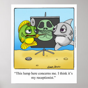 Funny "Foggy Bottom" Cartoon Poster