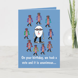 Funny Food Bacon & Eggs Birthday Card Gift Kaart