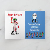 Funny Food Bacon & Eggs Verjaardag Kaart Gift (Binnen)
