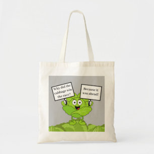Funny Food Cabbage Joke Canvas tas