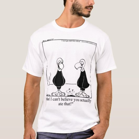 Funny Food Cartoon T-shirt (Voorkant)