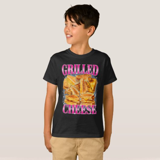 Funny Food Meme Grilled Cheese Sandwiches Food Lov T-shirt (Voorkant volledig)
