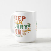 Funny Food Mok - Blijf kalm & kruid aan (Voorkant links)