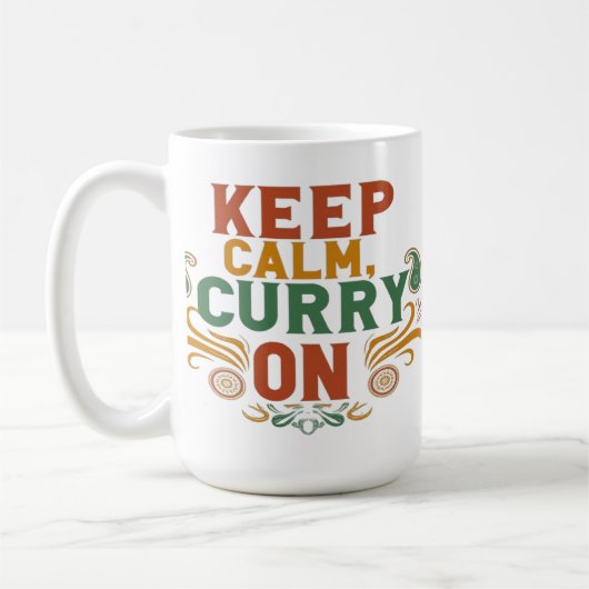 Funny Food Mok - Blijf kalm & kruid aan (Links)