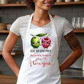 Funny Food Personalized Romantic Love Gift Apron Schort
