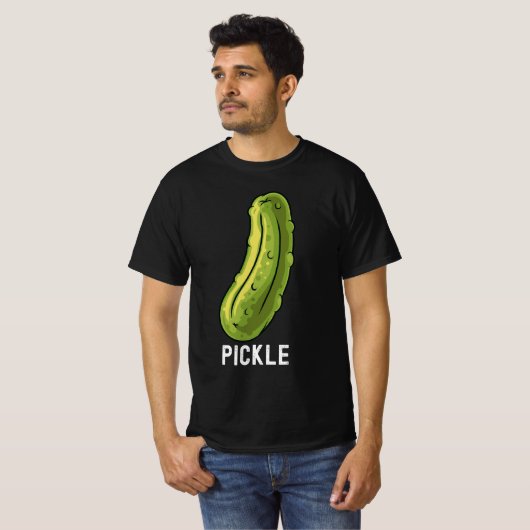Funny Food Pickle T-shirt (Voorkant volledig)