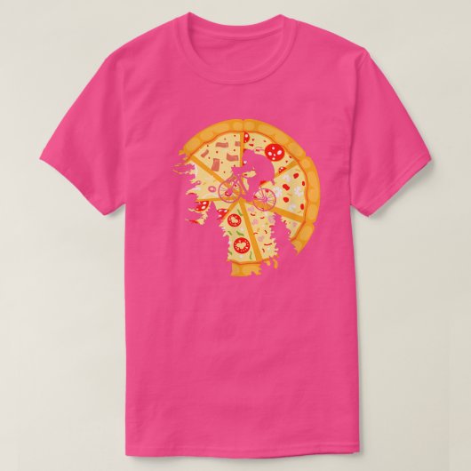 Funny Food Pizza 710  T-shirt (Design voorkant)