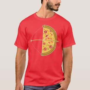 Funny Food Pizza Crossbow T-shirt