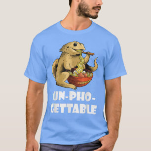 Funny Food Pun Reptile Pho Soup Asian Food Ramen N T-shirt