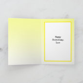 Funny Food Puns, Eggs en Bacon Jubileum Kaart (Binnen)