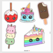 Funny food stickers (Vel)