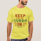 Funny Food T-shirt - Blijf kalm & kruid aan (Voorkant)