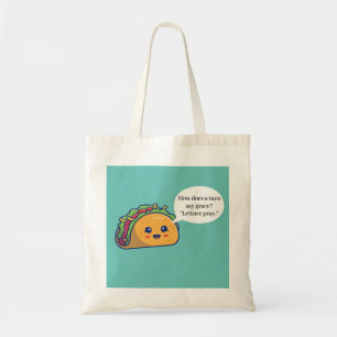 Funny Food Taco Joke Canvas tas