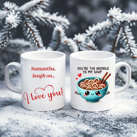Funny Food Valentine Mug Personalized Gift Idea Koffiemok