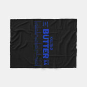 Funny Foodie Baker Baking Salted Butter Fleece Deken (Voorkant (Horizontaal))