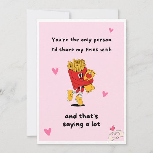 Funny Foodie Wenskaart Set Kaart (Voorkant)