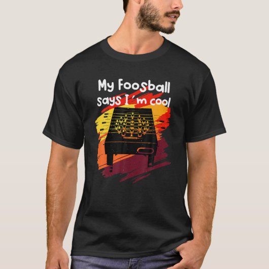 Funny Foosball Table T-shirt (Voorkant)
