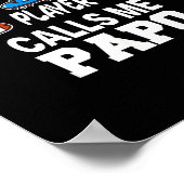 Funny Football Dad Pride Pa Fan Srts Family Poster (Hoek)