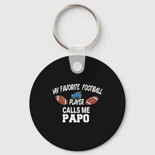 Funny Football Dad Pride Pa Fan Srts Family  Sleutelhanger (Voorkant)