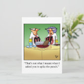 Funny Football Feestuitnodigingen Kaart (Staand voorkant)