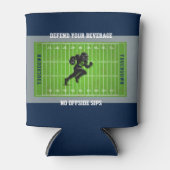 Funny Football Game Day Can Beverage Cooler (Voorkant)