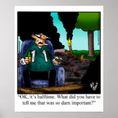 Funny Football Humor Poster (Voorkant)