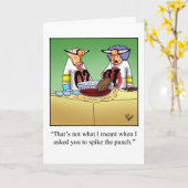 Funny Football Humor Wenskaart Kaart (Gele Bloem)