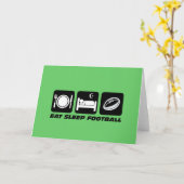 Funny football kaart (Gele Bloem)