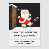 Funny Football kerstkaarten (Voorkant)