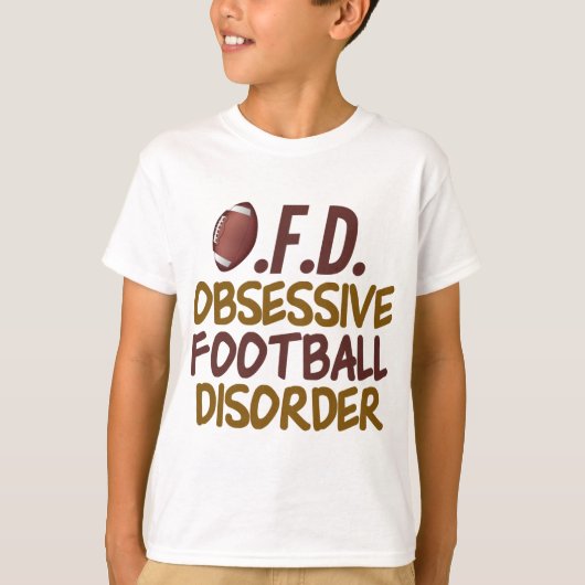 Funny Football Kinder T-shirt (Voorkant)