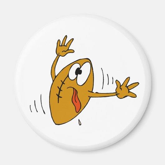 Funny Football Magneet (Voorkant)