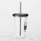 Funny Football mam Acryltumbler Acryl Drinkbeker (Rechts)