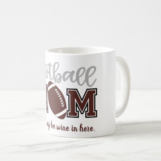 Funny Football mama Koffiemok (Voorkant rechts)