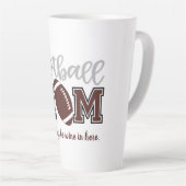 Funny Football mama Latte Mok (Rechterhoek)