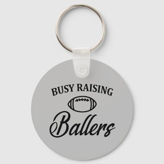 Funny Football mama papa Sleutelhanger (Voorkant)