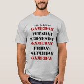 Funny Football Season T-shirt (Voorkant)