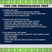 Funny Football Snack Game Day Party Paper Plate Papieren Bordje