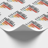 Funny Football Sport Waarom ik verlies bij Rugby G Cadeaupapier (Hoek)